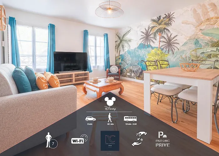 *Disneyland-Paris* 7 Pers, Wifi, Parking